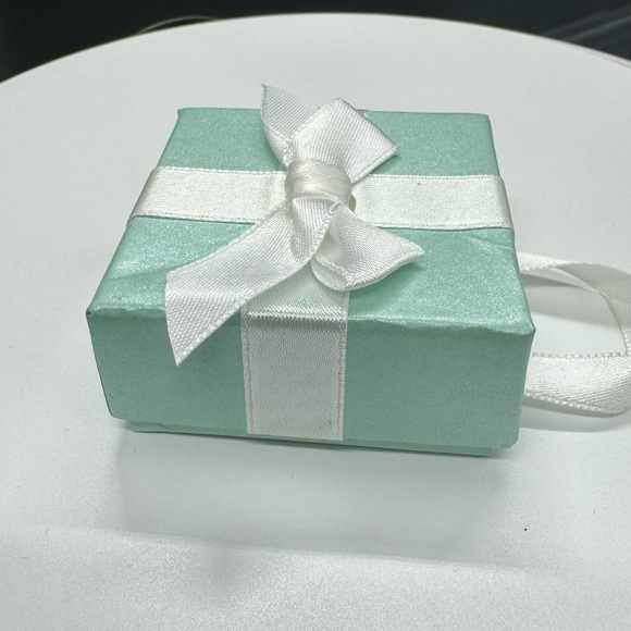 Silver Tone Cubic Zirconia Post Earrings - Picture 4 of 5